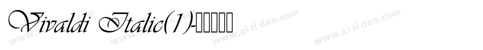 Vivaldi Italic(1)字体转换